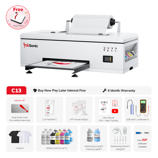 R1390 A3+ DTF Printer C13 - Basic Bundle
