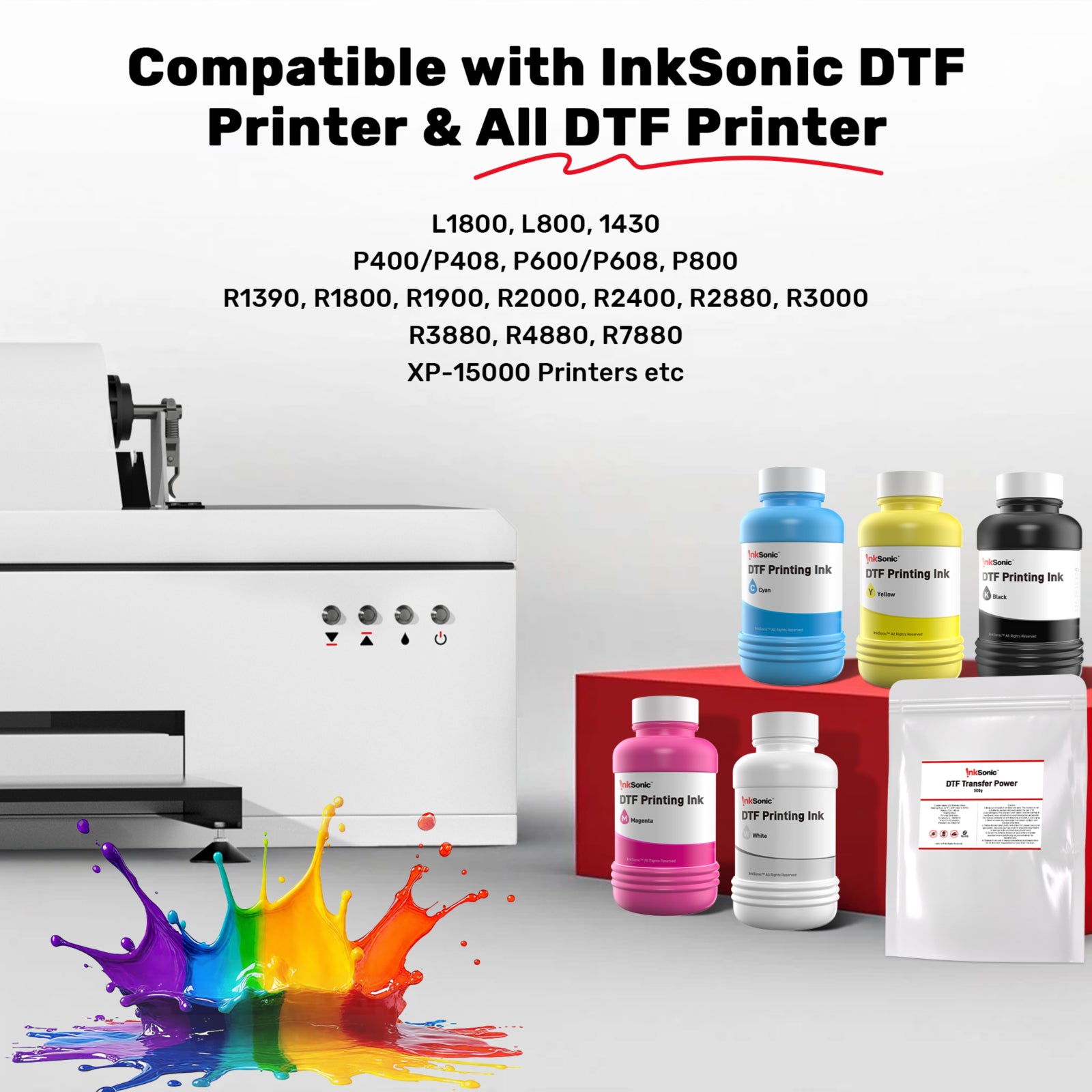 3000ml DTF Ink & Service Kit