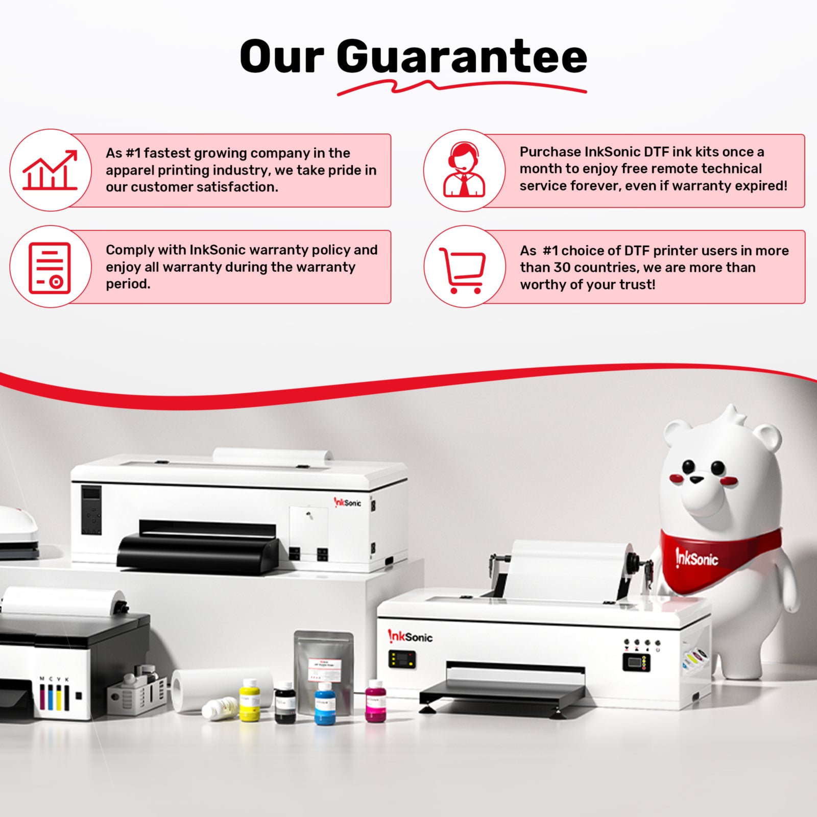 3000ml DTF Ink & Service Kit