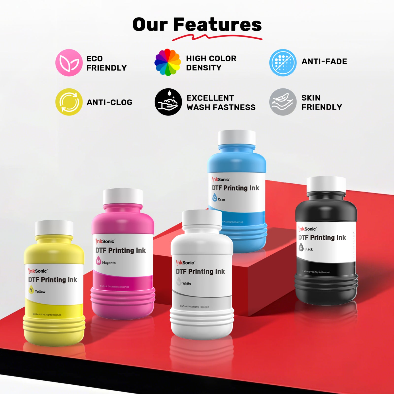 3000ml DTF Ink & Service Kit