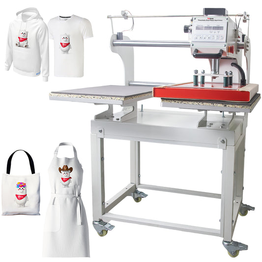 Dual Platen Pneumatic Heat Press Machine 16x24 inch