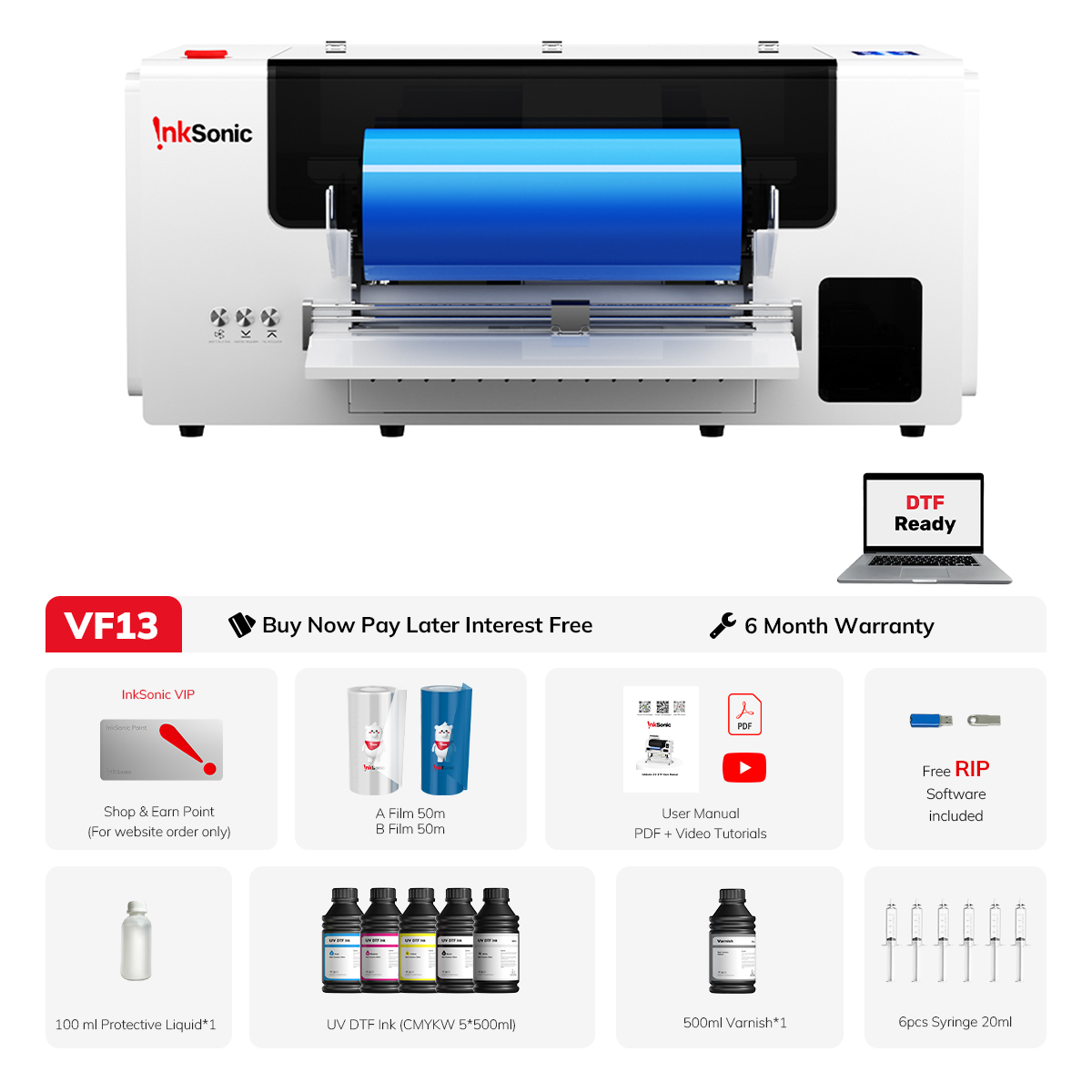 A3 UV DTF Printer - VF13 – InkSonic