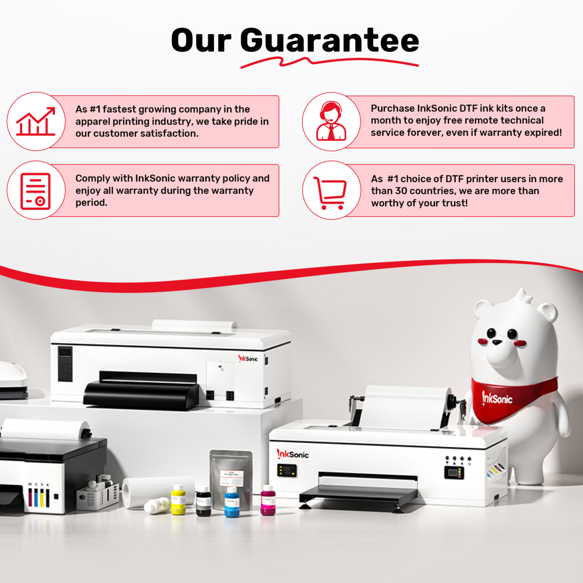 Dtf Ink Kit DTF Printer Supply Starter Kits with Ink, Powder & Nozzle Maintenance ...